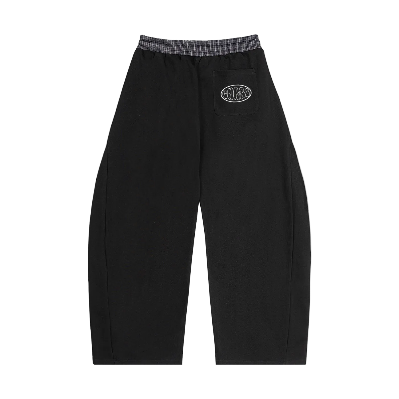 Global Plaid Contrast Pants